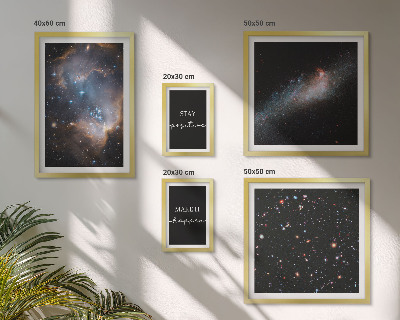 Bilderset fürs sofa Kosmische Inspirationen Motivation