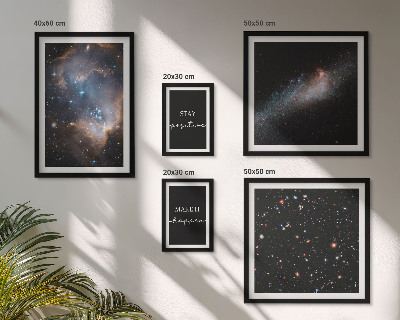 Bilderset fürs sofa Kosmische Inspirationen Motivation