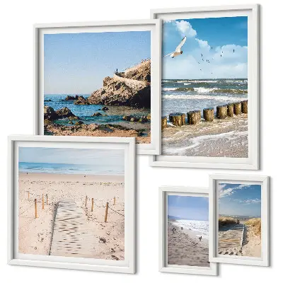 Wandbilderset Küstenlandschaft modernes Design