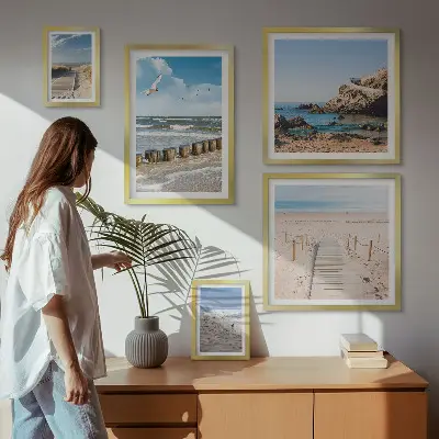 Wandbilderset Küstenlandschaft modernes Design