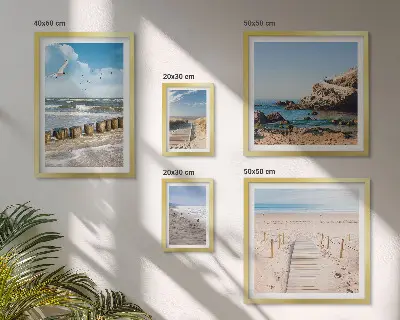 Wandbilderset Küstenlandschaft modernes Design