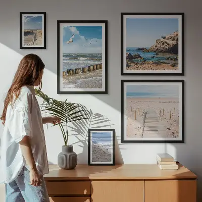Wandbilderset Küstenlandschaft modernes Design