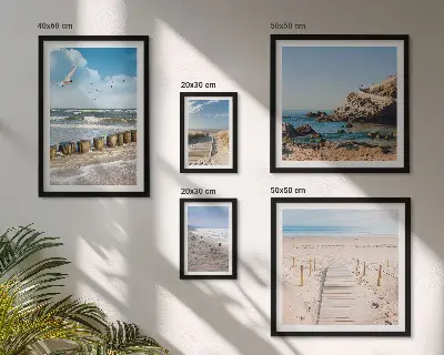 Wandbilderset Küstenlandschaft modernes Design