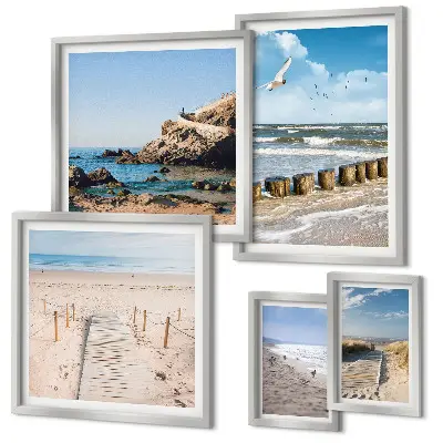 Wandbilderset Küstenlandschaft modernes Design