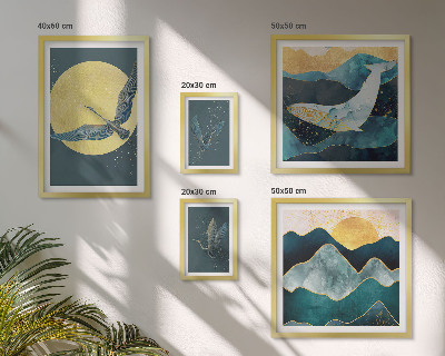 Bildergalerie-set für die wand Vögel Berge moderner Stil