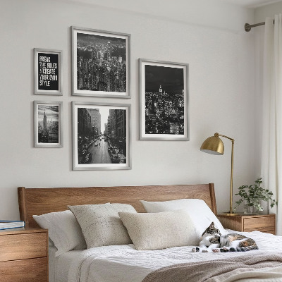 Bildergalerie-set für die wand Schwarz-Weiß-Ansichten von New York City