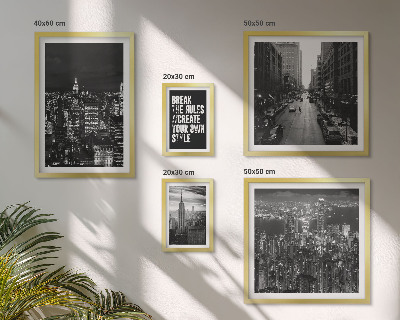 Bildergalerie-set für die wand Schwarz-Weiß-Ansichten von New York City