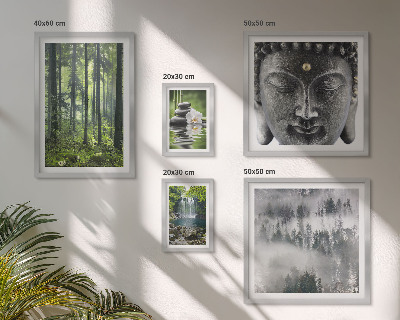 Bilderset fürs sofa Entspannende Zen-Naturmotive