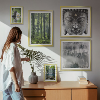 Bilderset fürs sofa Entspannende Zen-Naturmotive