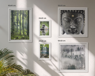 Bilderset fürs sofa Entspannende Zen-Naturmotive