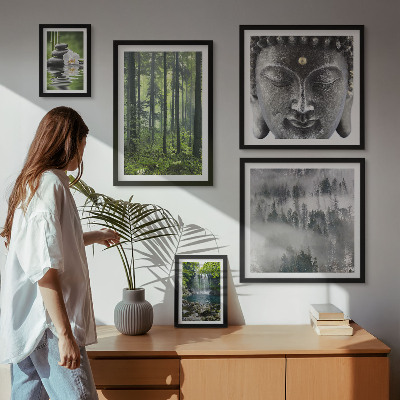 Bilderset fürs sofa Entspannende Zen-Naturmotive