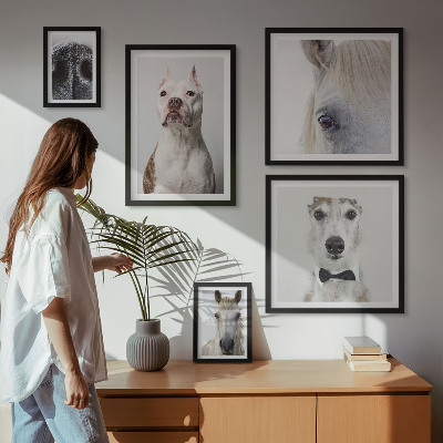 Bildergalerie-set für die wand Moderne Tierporträts