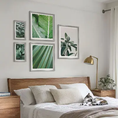 Bildergalerie-Set für die Wand mit Inspirationen durch tropische Pflanzen