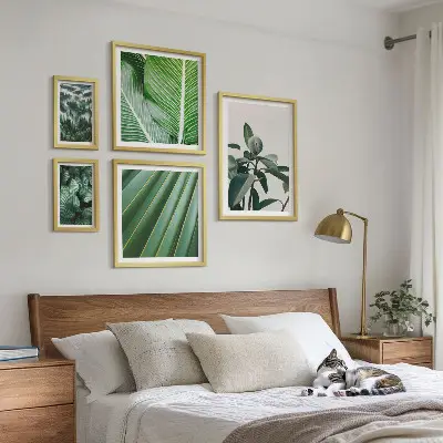 Bildergalerie-Set für die Wand mit Inspirationen durch tropische Pflanzen