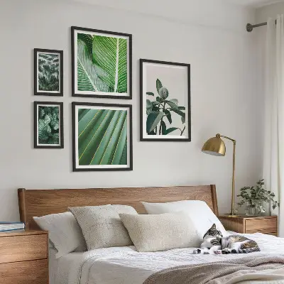 Bildergalerie-Set für die Wand mit Inspirationen durch tropische Pflanzen