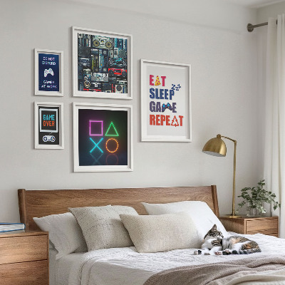 Bildergalerie-set für die wand Stilvolle Dekorationen für Gamer