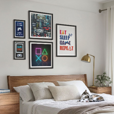 Bildergalerie-set für die wand Stilvolle Dekorationen für Gamer