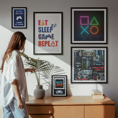 Bildergalerie-set für die wand Stilvolle Dekorationen für Gamer