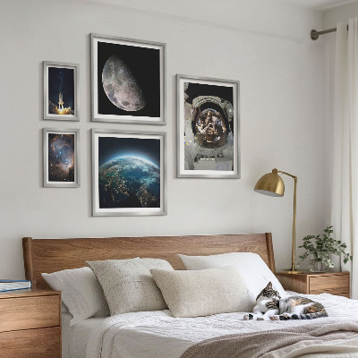 Bilderset fürs sofa Weltraumentdeckungen eines Astronauten