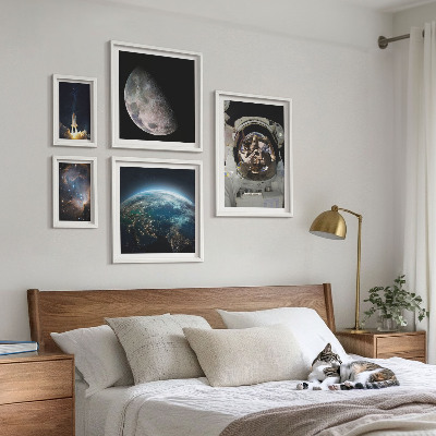 Bilderset fürs sofa Weltraumentdeckungen eines Astronauten