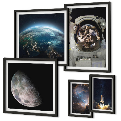 Bilderset fürs sofa Weltraumentdeckungen eines Astronauten