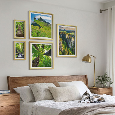 Bildergalerie-set für die wand Grüne Landschaften Naturwege