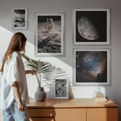 Modernes wandbilder-set Kosmische Entdeckungen und Geheimnisse