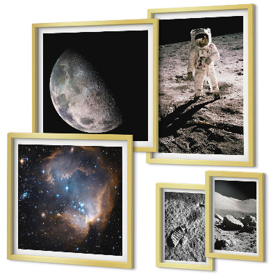 Modernes wandbilder-set Kosmische Entdeckungen und Geheimnisse