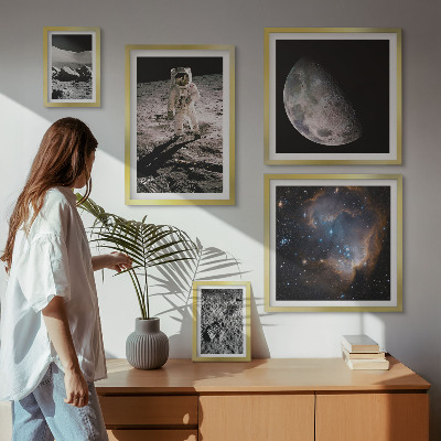 Modernes wandbilder-set Kosmische Entdeckungen und Geheimnisse