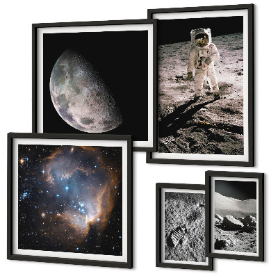 Modernes wandbilder-set Kosmische Entdeckungen und Geheimnisse