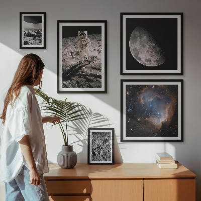 Modernes wandbilder-set Kosmische Entdeckungen und Geheimnisse
