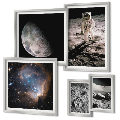 Modernes wandbilder-set Kosmische Entdeckungen und Geheimnisse