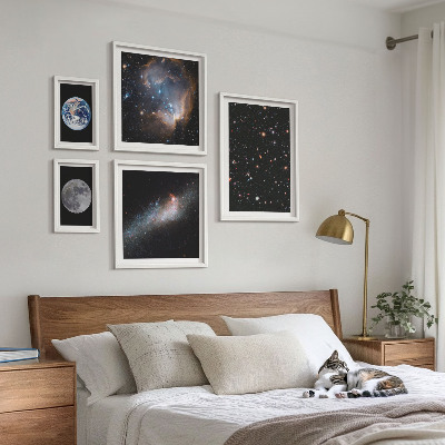 Modernes wandbilder-set Kosmische Landschaften der Galaxie