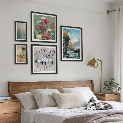 Bildergalerie-set für die wand Naturlandschaften mit Blumen