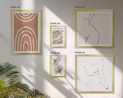 Bildergalerie-set für die wand Stilvolle abstrakte Figuren