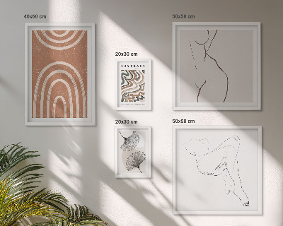 Bildergalerie-set für die wand Stilvolle abstrakte Figuren