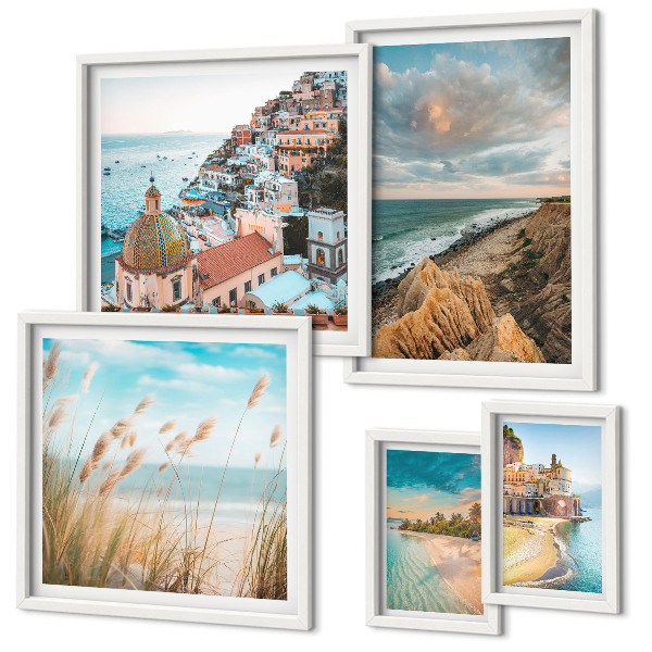 Bildergalerie-set für die wand Strandlandschaften der Welt