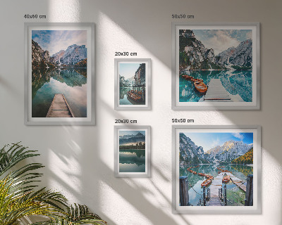Bilderset fürs sofa Bergseen und Natur