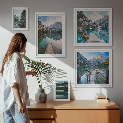 Bilderset fürs sofa Bergseen und Natur