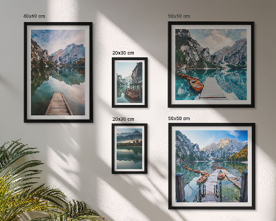 Bilderset fürs sofa Bergseen und Natur