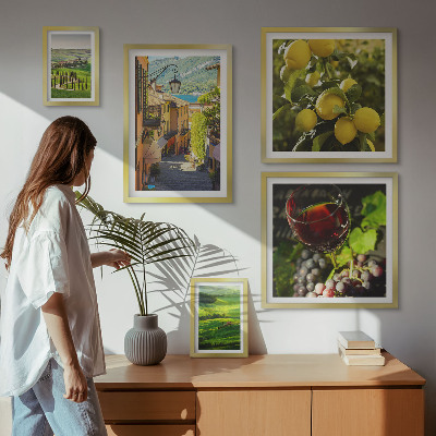 Modernes wandbilder-set Die bezaubernden Landschaften der Toskana