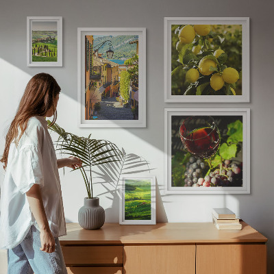 Modernes wandbilder-set Die bezaubernden Landschaften der Toskana