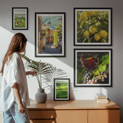 Modernes wandbilder-set Die bezaubernden Landschaften der Toskana