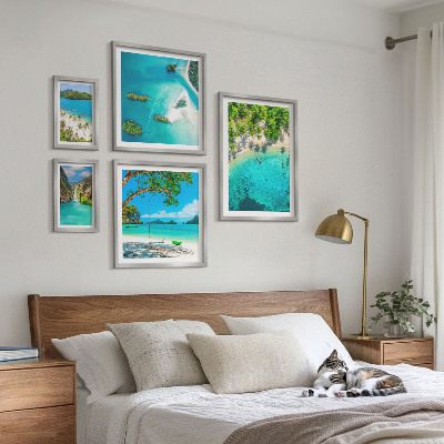 Bildergalerie-set für die wand Tropische Strände, paradiesisches Wasser