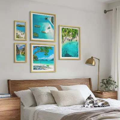 Bildergalerie-Set für die Wand tropische Strände mit paradiesischem Wasser