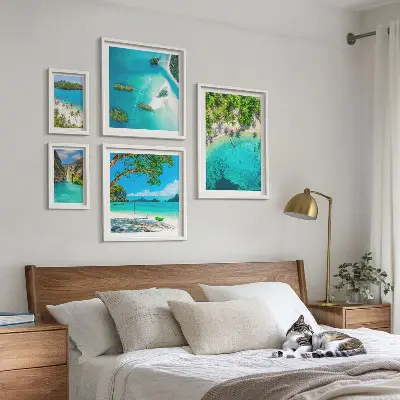 Bildergalerie-Set für die Wand tropische Strände mit paradiesischem Wasser
