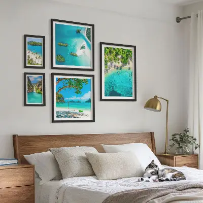 Bildergalerie-Set für die Wand tropische Strände mit paradiesischem Wasser