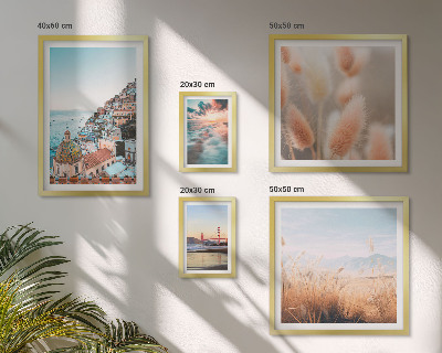 Modernes wandbilder-set Küstenlandschaften Natur