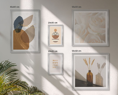 Bilderset fürs sofa Boho-Pflanzendekorationen