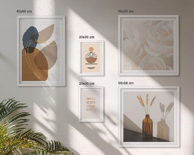 Bilderset fürs sofa Boho-Pflanzendekorationen